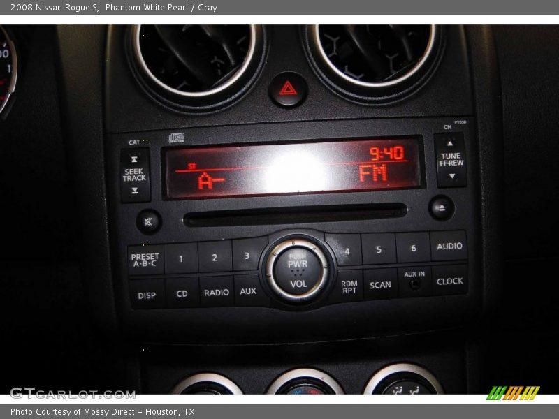 Phantom White Pearl / Gray 2008 Nissan Rogue S