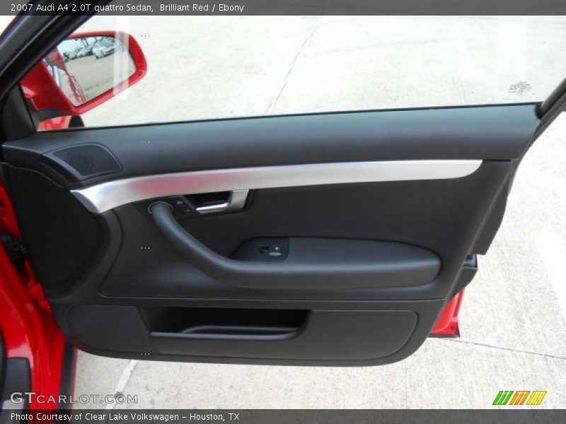 Brilliant Red / Ebony 2007 Audi A4 2.0T quattro Sedan