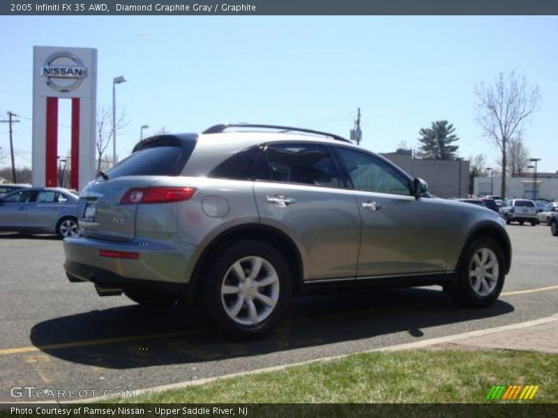 Diamond Graphite Gray / Graphite 2005 Infiniti FX 35 AWD