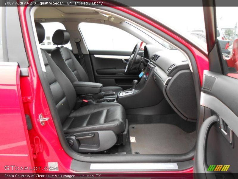 Brilliant Red / Ebony 2007 Audi A4 2.0T quattro Sedan