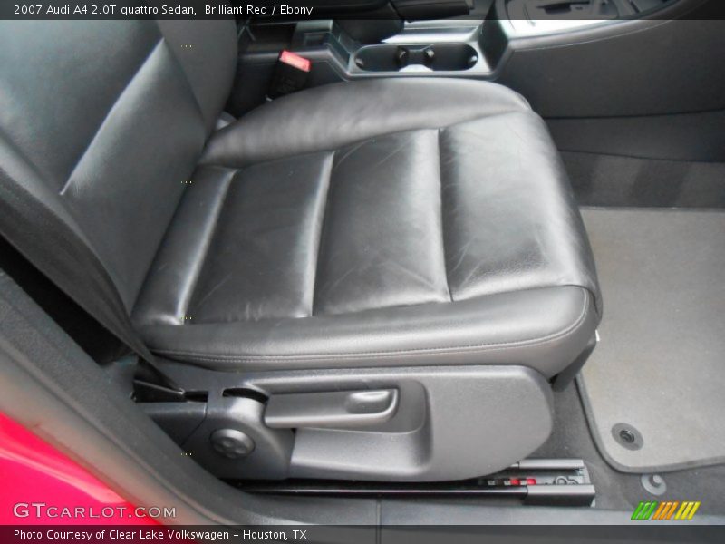 Brilliant Red / Ebony 2007 Audi A4 2.0T quattro Sedan