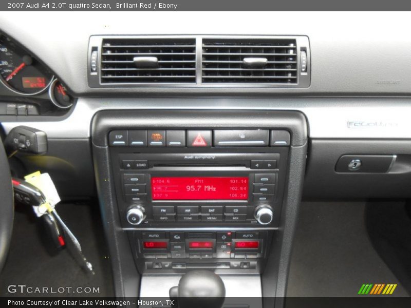 Brilliant Red / Ebony 2007 Audi A4 2.0T quattro Sedan