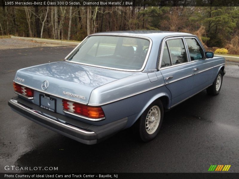 Diamond Blue Metallic / Blue 1985 Mercedes-Benz E Class 300 D Sedan