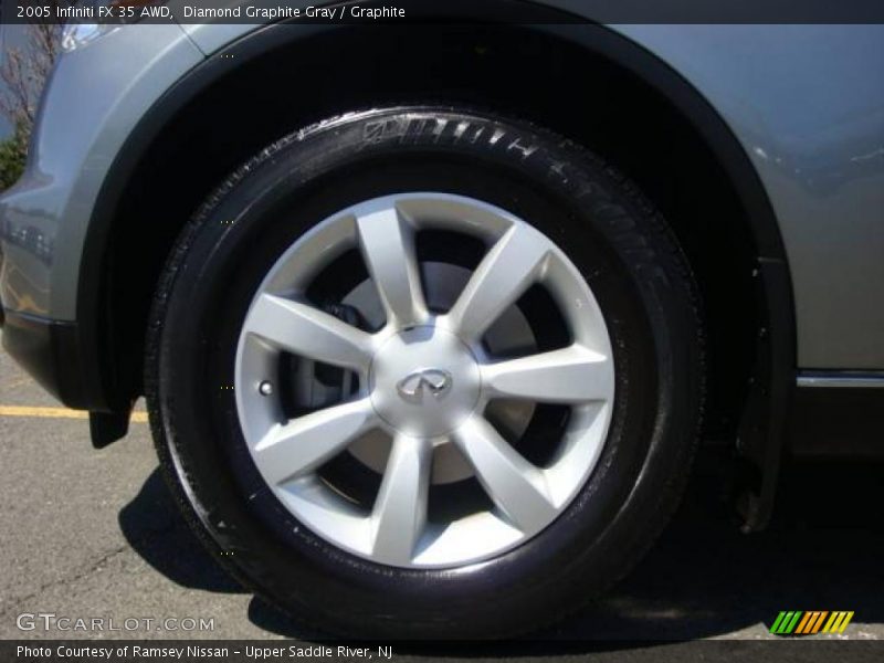 Diamond Graphite Gray / Graphite 2005 Infiniti FX 35 AWD