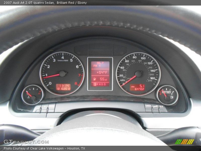 Brilliant Red / Ebony 2007 Audi A4 2.0T quattro Sedan