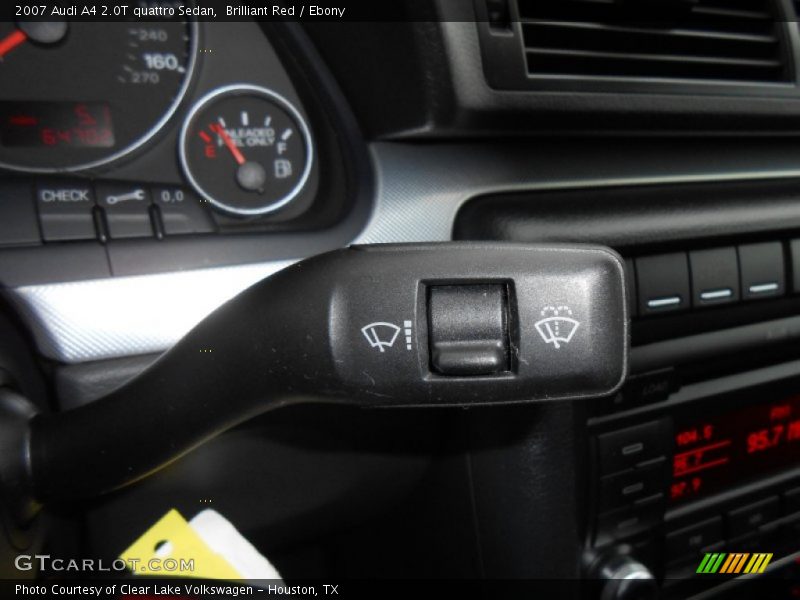 Brilliant Red / Ebony 2007 Audi A4 2.0T quattro Sedan