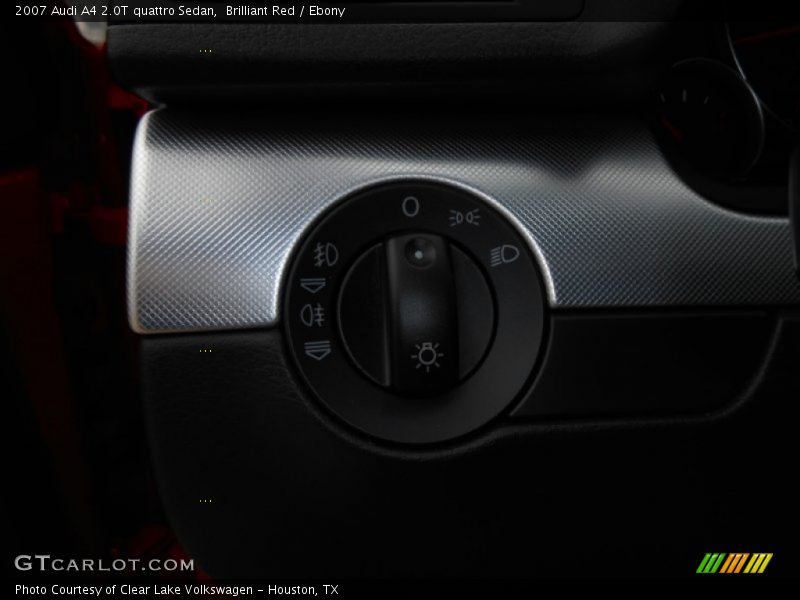 Brilliant Red / Ebony 2007 Audi A4 2.0T quattro Sedan