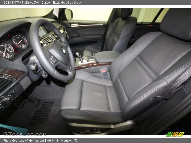 Carbon Black Metallic / Black 2013 BMW X5 xDrive 50i