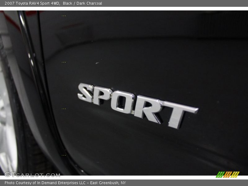 Black / Dark Charcoal 2007 Toyota RAV4 Sport 4WD
