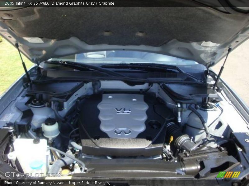 Diamond Graphite Gray / Graphite 2005 Infiniti FX 35 AWD