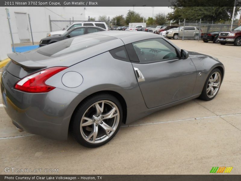 Gun Metallic / Black 2011 Nissan 370Z Sport Coupe