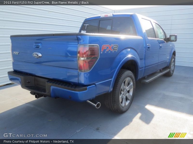 Blue Flame Metallic / Black 2013 Ford F150 FX2 SuperCrew