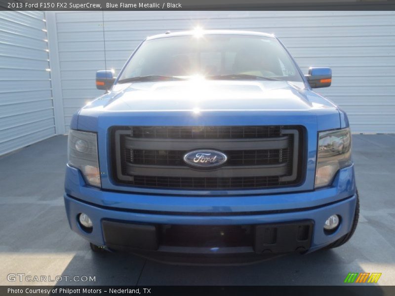 Blue Flame Metallic / Black 2013 Ford F150 FX2 SuperCrew
