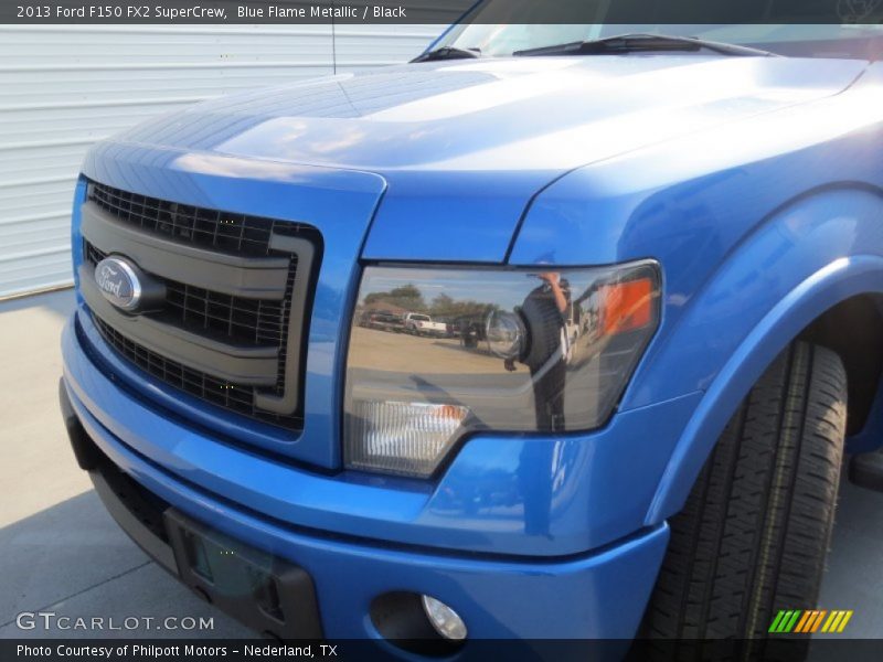 Blue Flame Metallic / Black 2013 Ford F150 FX2 SuperCrew