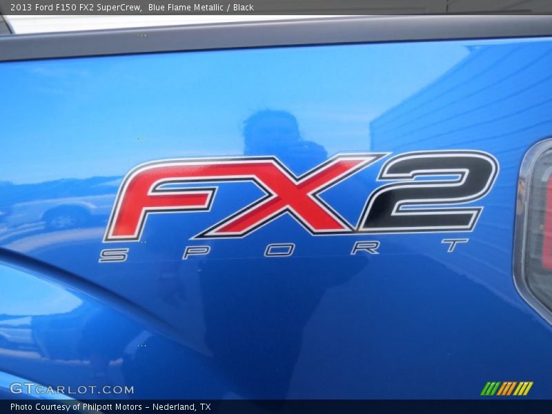 Blue Flame Metallic / Black 2013 Ford F150 FX2 SuperCrew