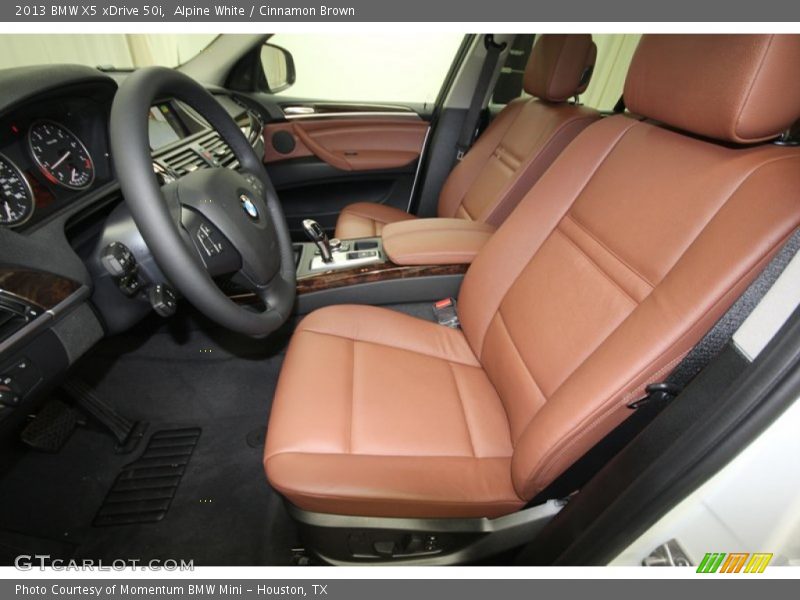 Alpine White / Cinnamon Brown 2013 BMW X5 xDrive 50i