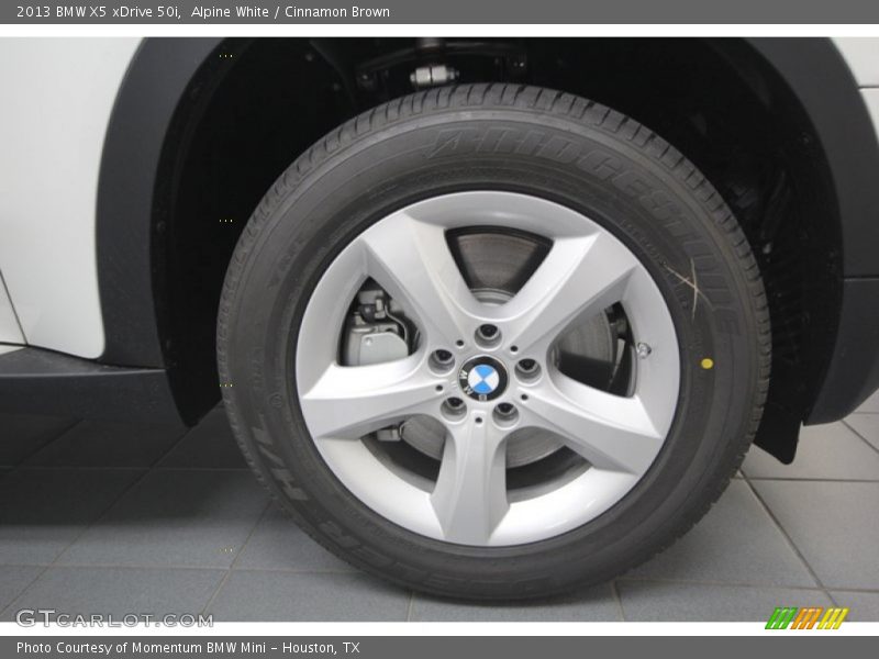 Alpine White / Cinnamon Brown 2013 BMW X5 xDrive 50i