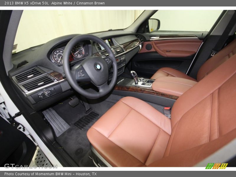 Alpine White / Cinnamon Brown 2013 BMW X5 xDrive 50i