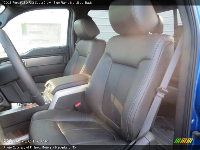 Blue Flame Metallic / Black 2013 Ford F150 FX2 SuperCrew