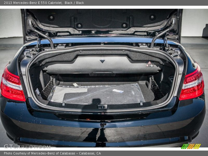  2013 E 550 Cabriolet Trunk