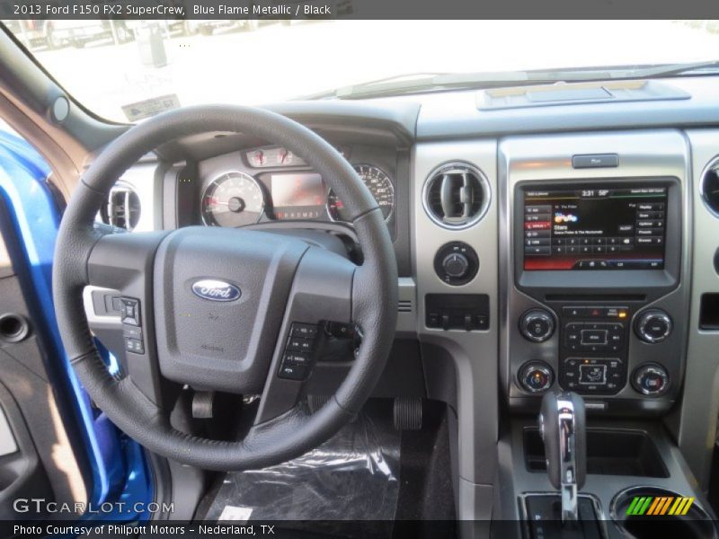 Blue Flame Metallic / Black 2013 Ford F150 FX2 SuperCrew