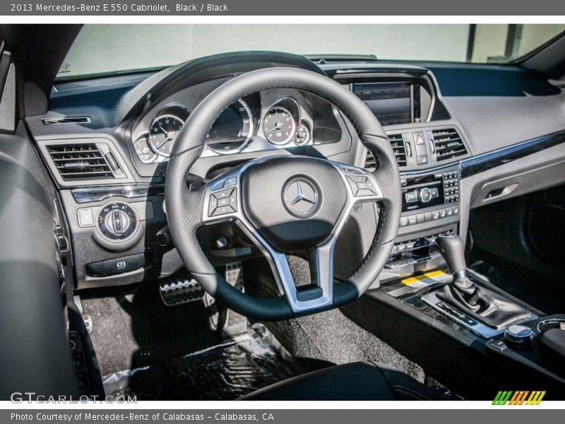 Black / Black 2013 Mercedes-Benz E 550 Cabriolet