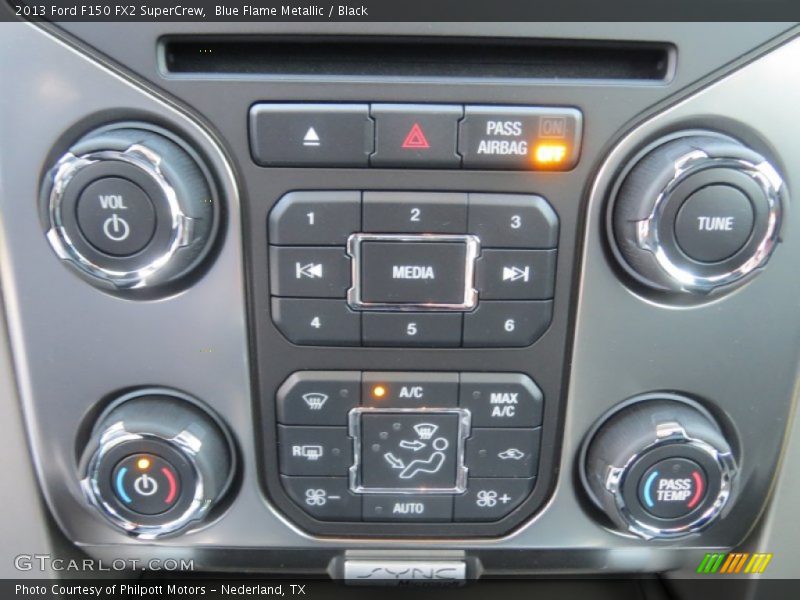 Blue Flame Metallic / Black 2013 Ford F150 FX2 SuperCrew