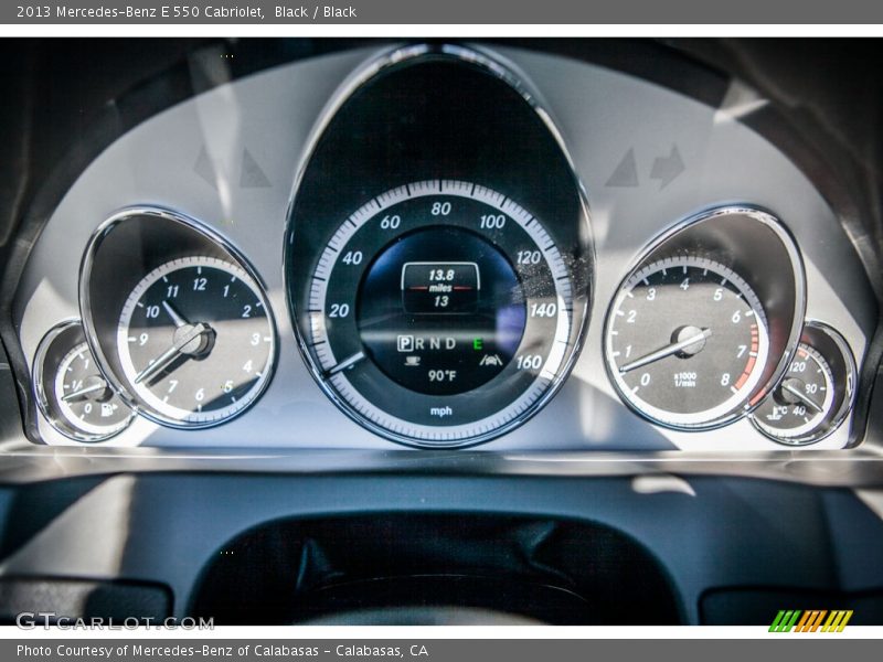  2013 E 550 Cabriolet 550 Cabriolet Gauges