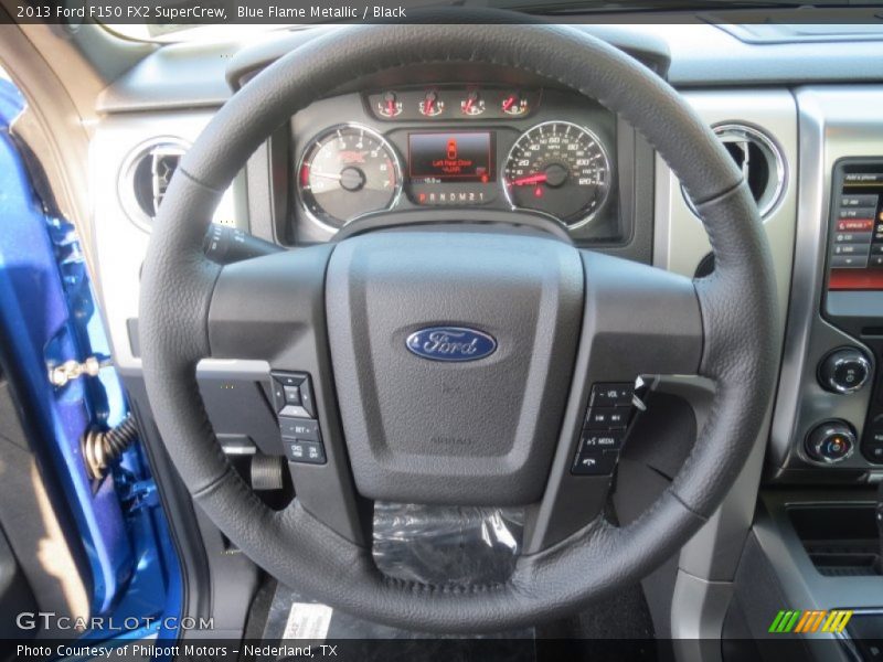 Blue Flame Metallic / Black 2013 Ford F150 FX2 SuperCrew