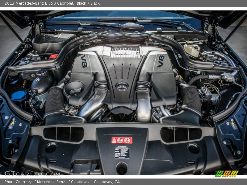  2013 E 550 Cabriolet Engine - 4.6 Liter Twin-Turbocharged DOHC 32-Valve VVT V8