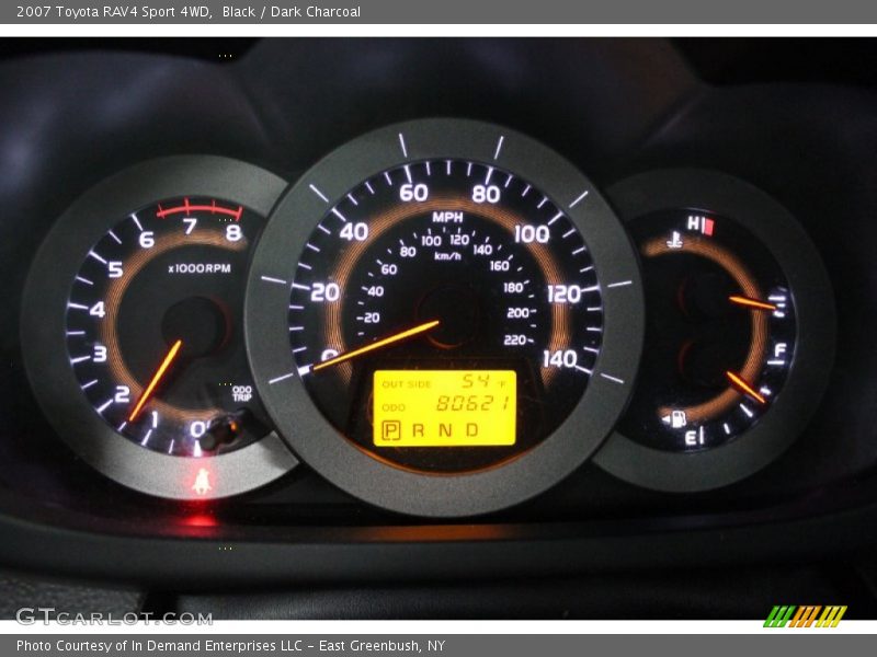 Black / Dark Charcoal 2007 Toyota RAV4 Sport 4WD