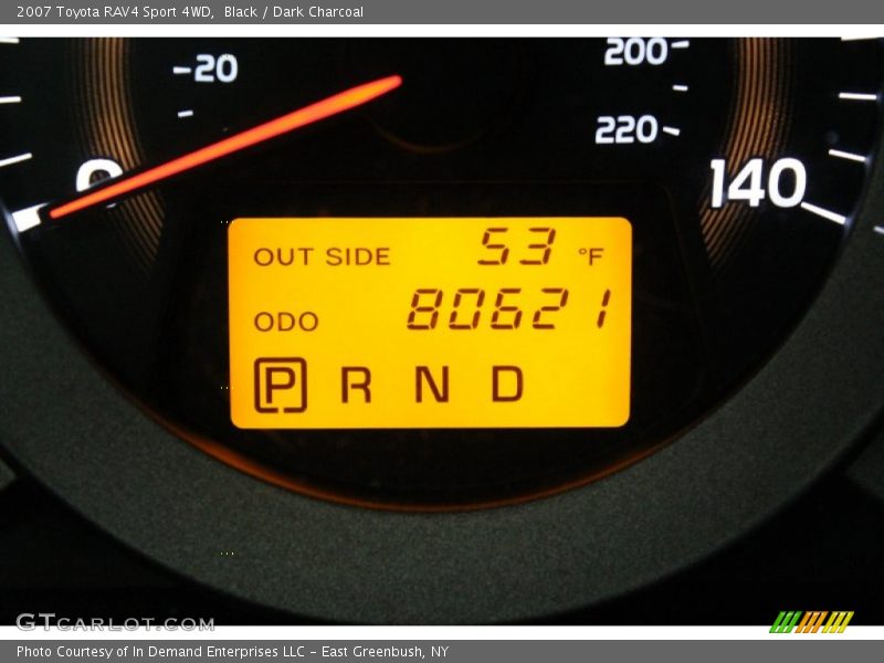 Black / Dark Charcoal 2007 Toyota RAV4 Sport 4WD