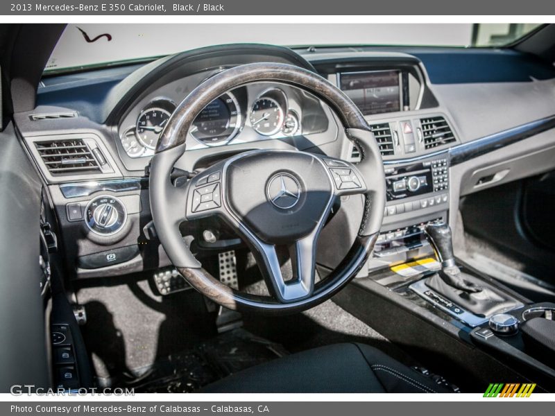 Black / Black 2013 Mercedes-Benz E 350 Cabriolet