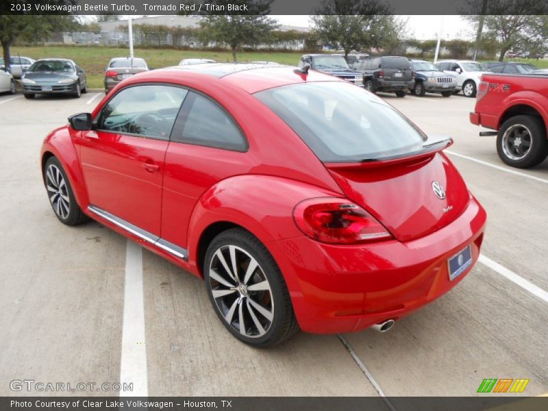 Tornado Red / Titan Black 2013 Volkswagen Beetle Turbo