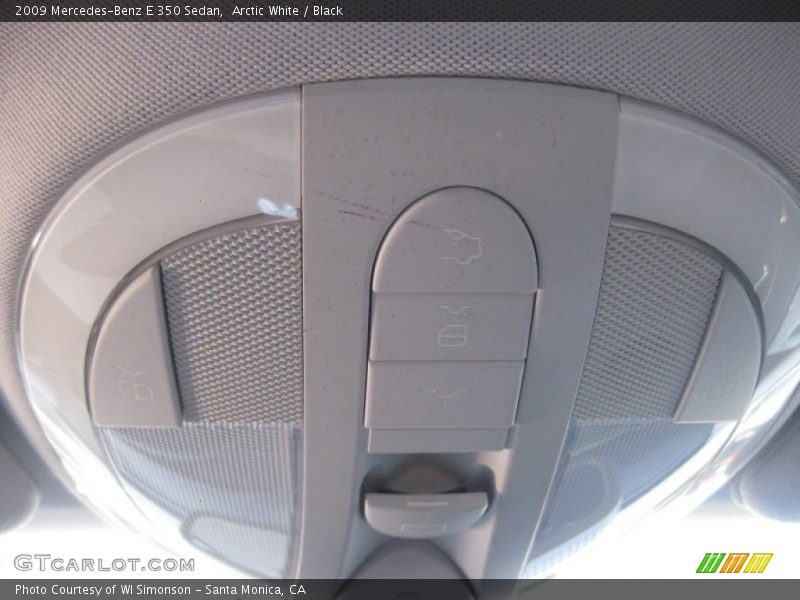 Arctic White / Black 2009 Mercedes-Benz E 350 Sedan