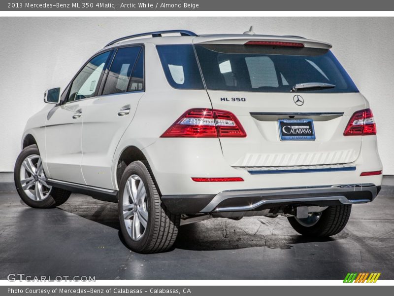 Arctic White / Almond Beige 2013 Mercedes-Benz ML 350 4Matic