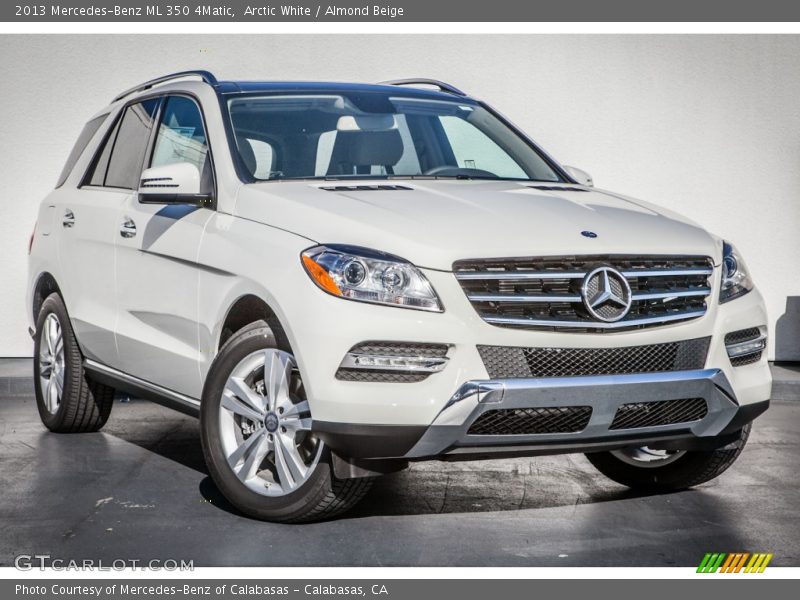 Arctic White / Almond Beige 2013 Mercedes-Benz ML 350 4Matic
