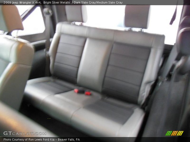 Bright Silver Metallic / Dark Slate Gray/Medium Slate Gray 2009 Jeep Wrangler X 4x4