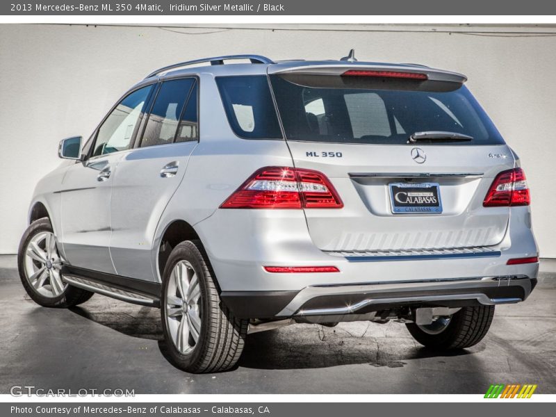 Iridium Silver Metallic / Black 2013 Mercedes-Benz ML 350 4Matic