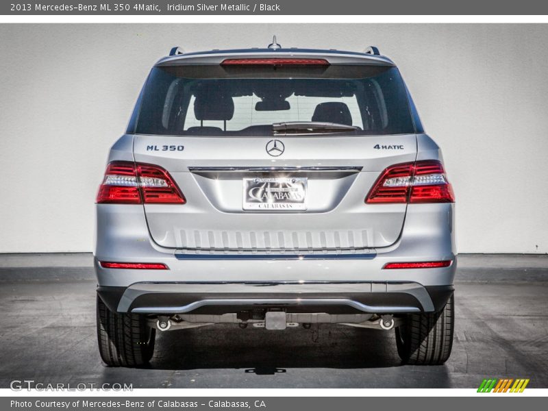 Iridium Silver Metallic / Black 2013 Mercedes-Benz ML 350 4Matic