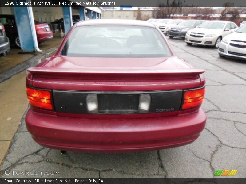 Medium Red Metallic / Graphite 1998 Oldsmobile Achieva SL