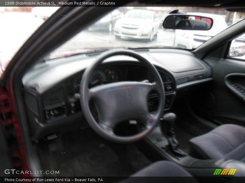 Medium Red Metallic / Graphite 1998 Oldsmobile Achieva SL