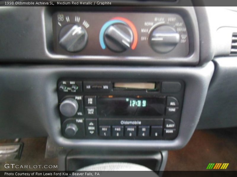 Medium Red Metallic / Graphite 1998 Oldsmobile Achieva SL