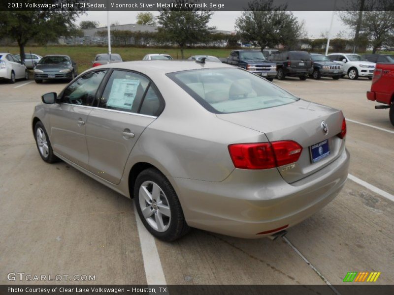Moonrock Silver Metallic / Cornsilk Beige 2013 Volkswagen Jetta TDI Sedan