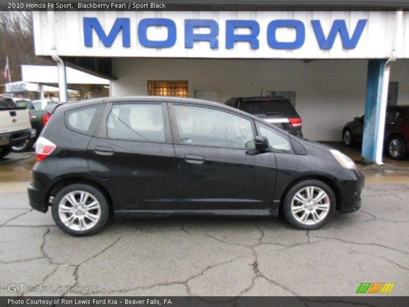 Blackberry Pearl / Sport Black 2010 Honda Fit Sport