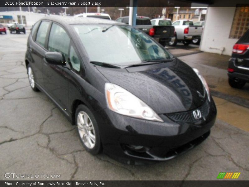 Blackberry Pearl / Sport Black 2010 Honda Fit Sport
