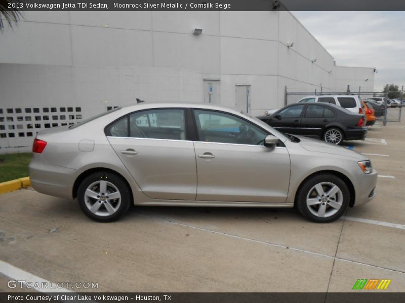Moonrock Silver Metallic / Cornsilk Beige 2013 Volkswagen Jetta TDI Sedan