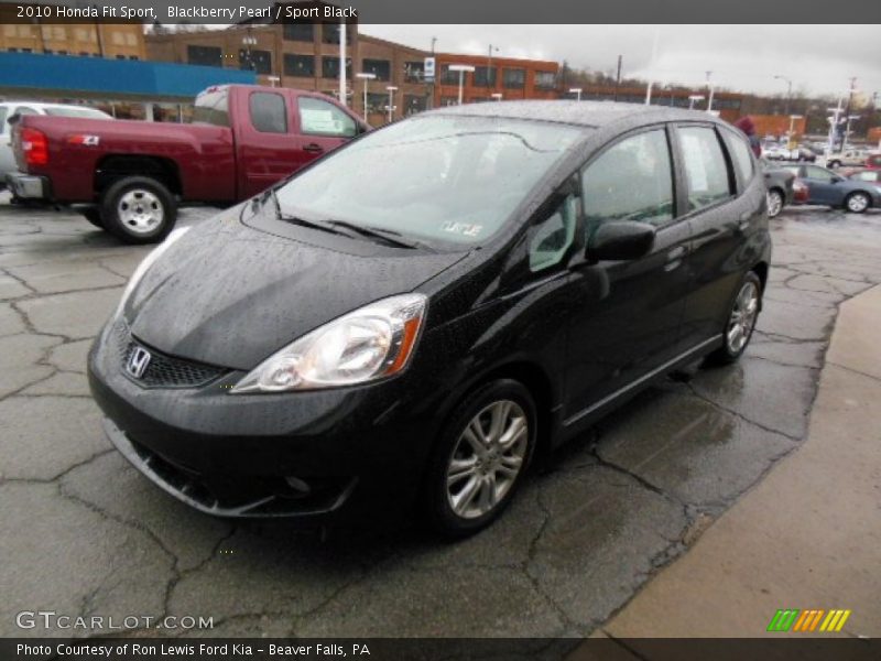 Blackberry Pearl / Sport Black 2010 Honda Fit Sport