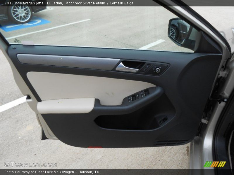 Moonrock Silver Metallic / Cornsilk Beige 2013 Volkswagen Jetta TDI Sedan