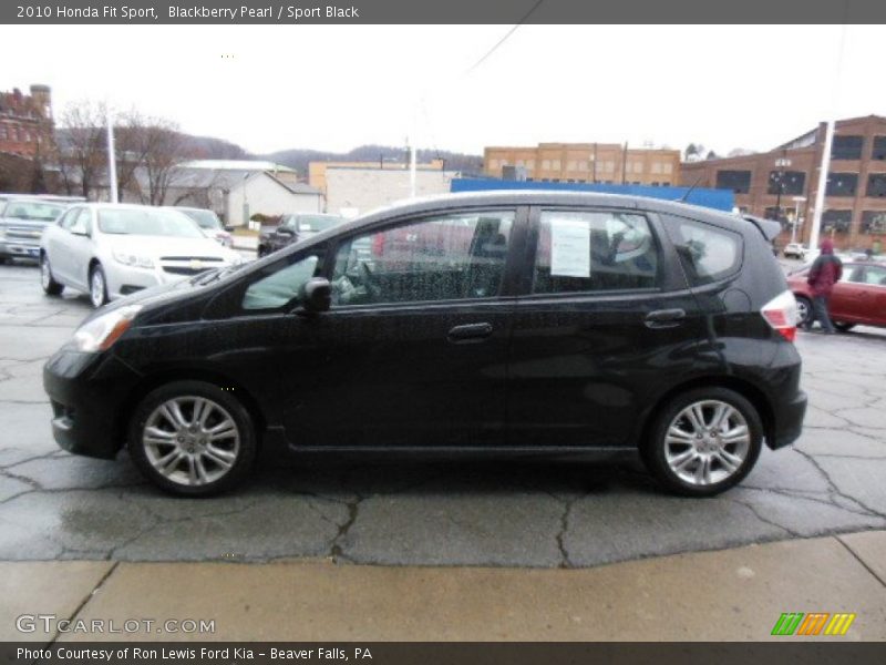 Blackberry Pearl / Sport Black 2010 Honda Fit Sport